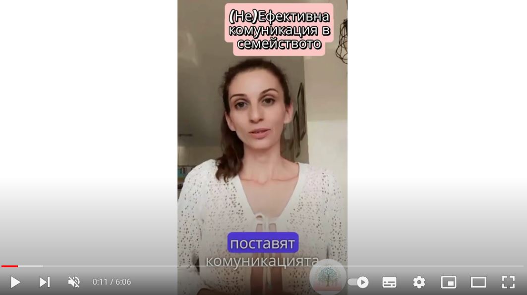 (Не)Ефективна комуникация в семейството