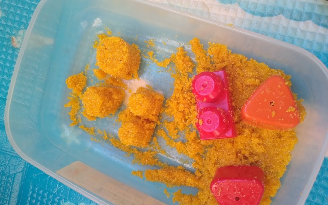 Да играем вкъщи – Домашен, ядлив пясък [1-2г.]